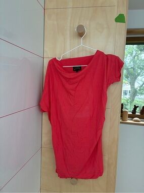 Vivienne Westwood Red Short Sleeve Boatneck Top